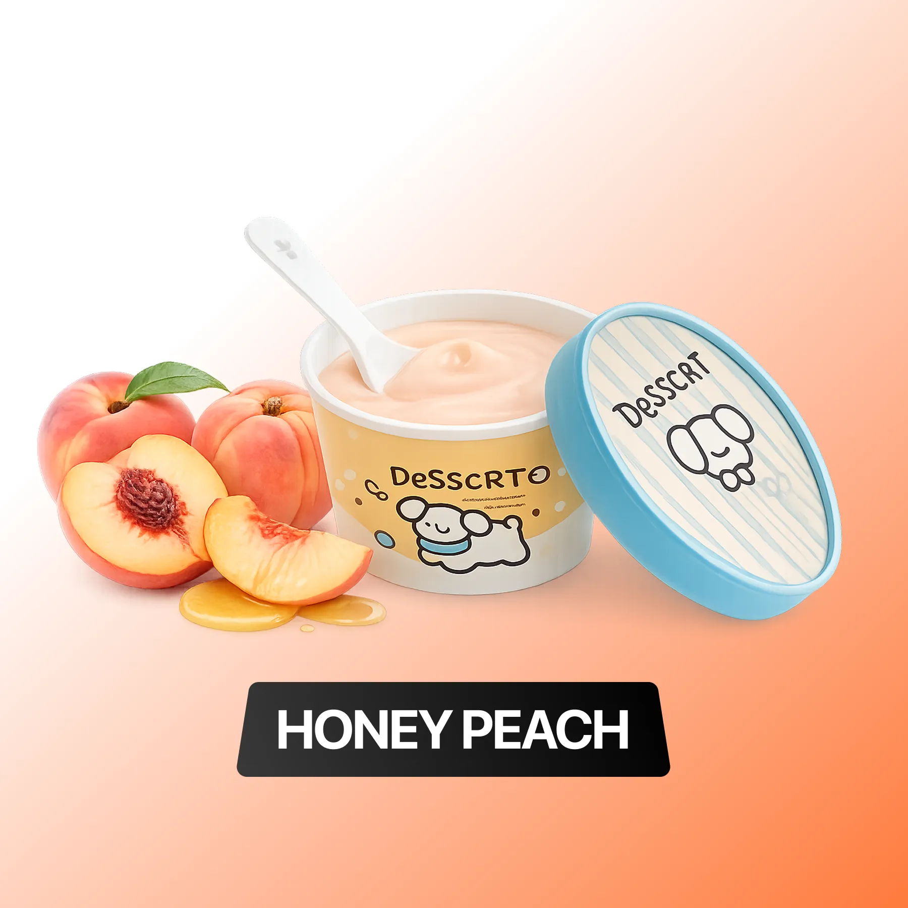 Home dessert cup green apple